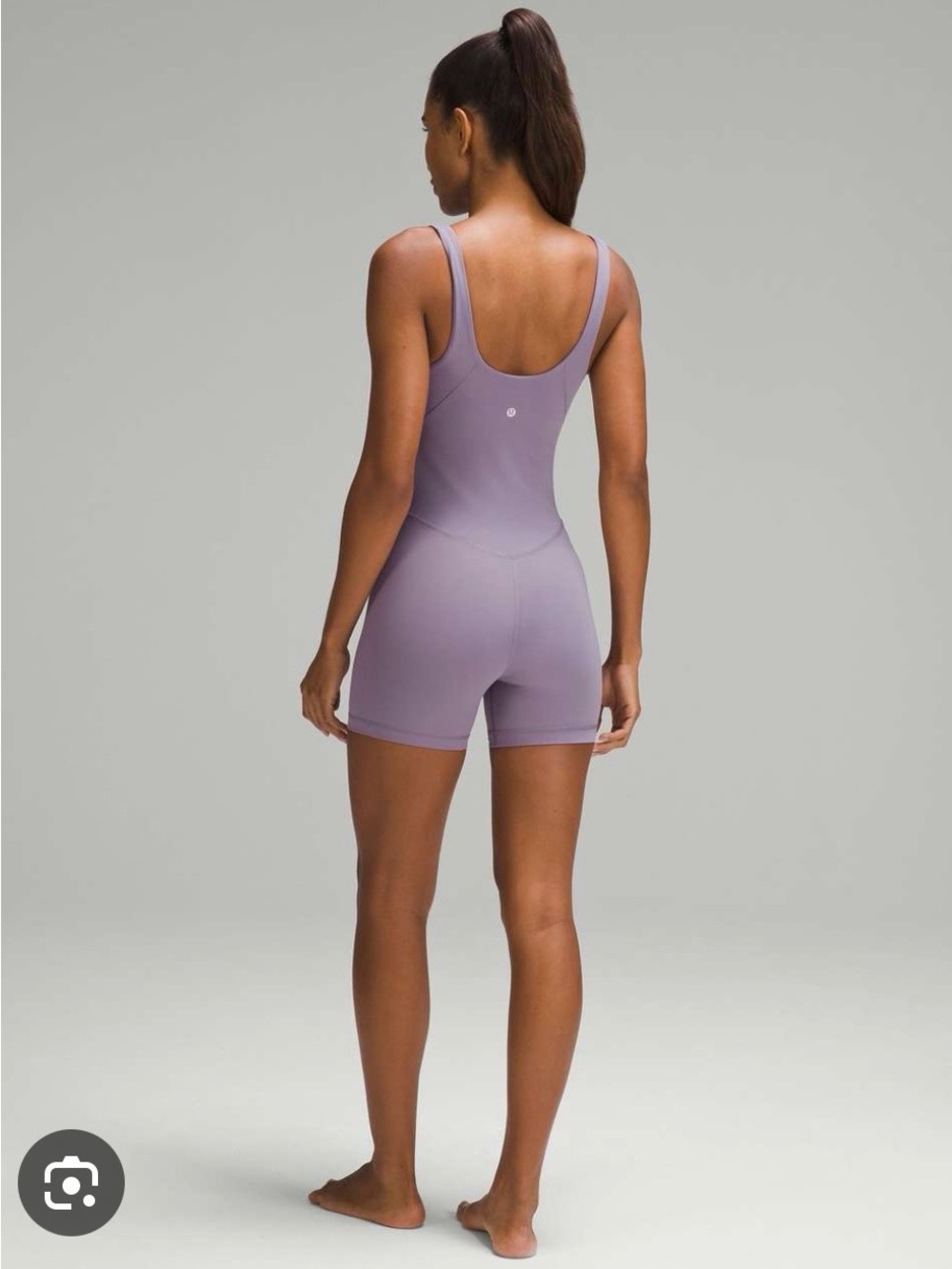 Lululemon Align Bodysuit 4” Lavender Scoop-Back